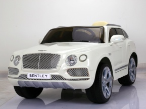 Детский электромобиль Bentley Bentayga ( Белый ) 