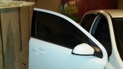 Автошторки Трокот на передние двери, укороченные под улучшенный обзор боковых зеркал для Opel Astra H (2004-наст.время)