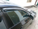 Автошторки Трокот на передние двери, укороченные под улучшенный обзор боковых зеркал, для BMW 5 E60 (2002-2010)