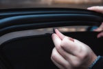 Шторки Трокот на передние двери для Mazda CX-9 2 2016-наст.время, крепления на липучках