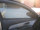 Автошторки Трокот на заднюю полусферу из 3х элементов, задние: двери и ветровое стекло для Chevrolet Cruze 1 (2009-2015) для хетчбэка 5 дв и седана