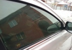 Автошторки Трокот на передние двери с вырезами под курение с 2х сторон для Toyota Camry V40 (2006-2011) Седан