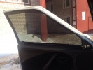 Автошторки Трокот на передние двери с вырезами под курение с 2х сторон для ВАЗ 2114 2001-2013 Хетчбэк 5 дв