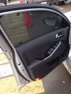 Автошторки Трокот на передние двери с вырезами под курение с 2х сторон для Kia Optima 3 (2010-2015) Седан