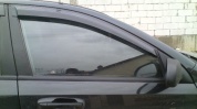 Автошторки Трокот на передние двери, укороченные под улучшенный обзор боковых зеркал, для Daewoo Gentra 2 (2013-наст.время)