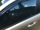 Автошторки Трокот на заднюю полусферу из 3-х элементов, задние: двери и ветровое стекло для Kia Rio 3 (2011-2017) Седан